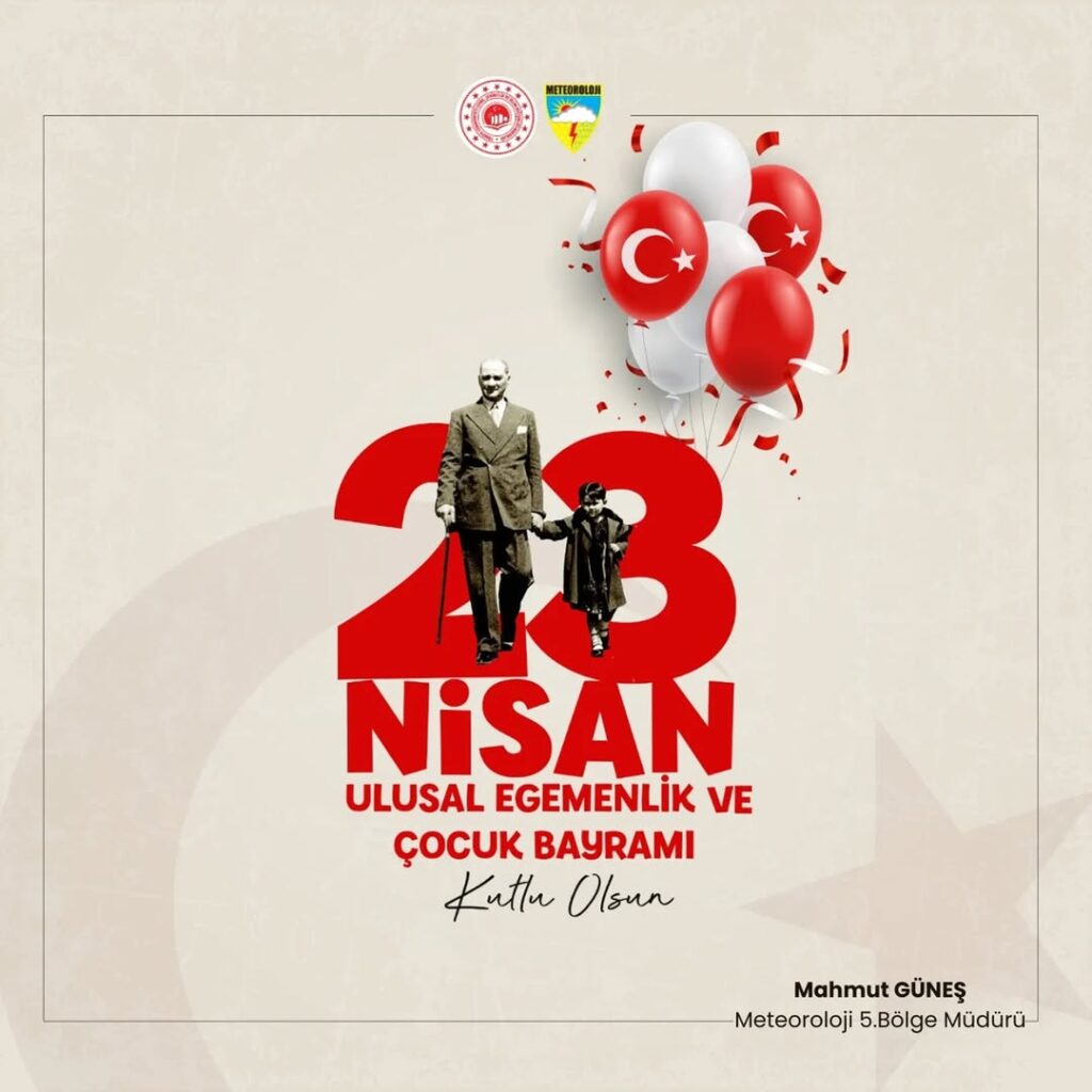 Afyonkarahisar Meteoroloji 5. Bölge Müdürlüğü’nden 23 Nisan Mesajı