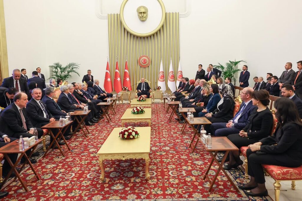 Cumhurbaşkanı Erdoğan ve TBMM Başkanı Kurtulmuş’un 23 Nisan Resepsiyonu