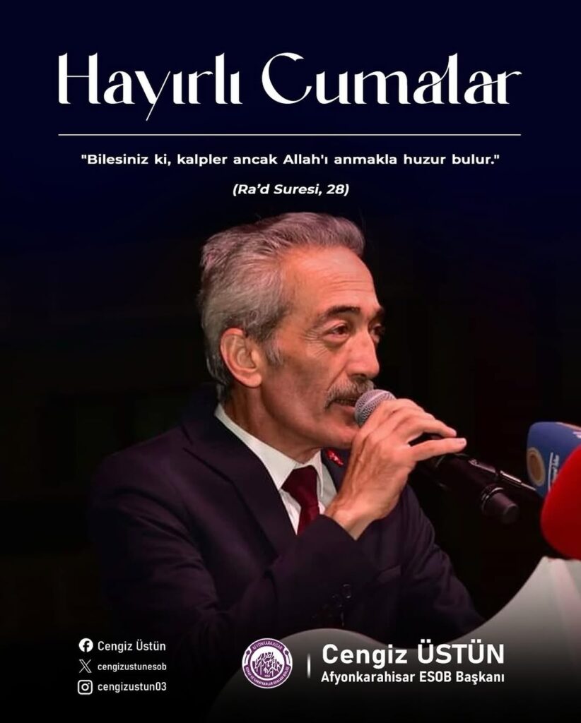 Afyonkarahisar Esnaf Ve Sanatkarlar Odaları Birliği’nden Anlamlı Paylaşım