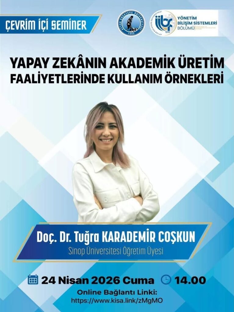 Afyon Kocatepe Üniversitesi’nde Bugün: Yapay Zekanın Akademik Üretim Faaliyetlerinde Kullanım Örnekleri