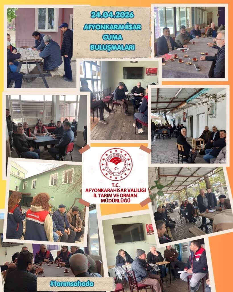 Afyonkarahisar İl Tarım Ve Orman Müdürlüğü’nden Cuma Buluşmaları Kapsamında Toplantılar Devam Ediyor