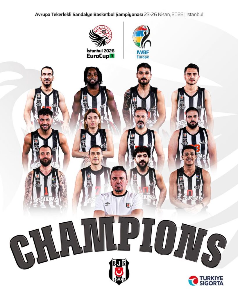 Beşiktaş, İstanbul 2026 EuroCup3 Şampiyonu Oldu