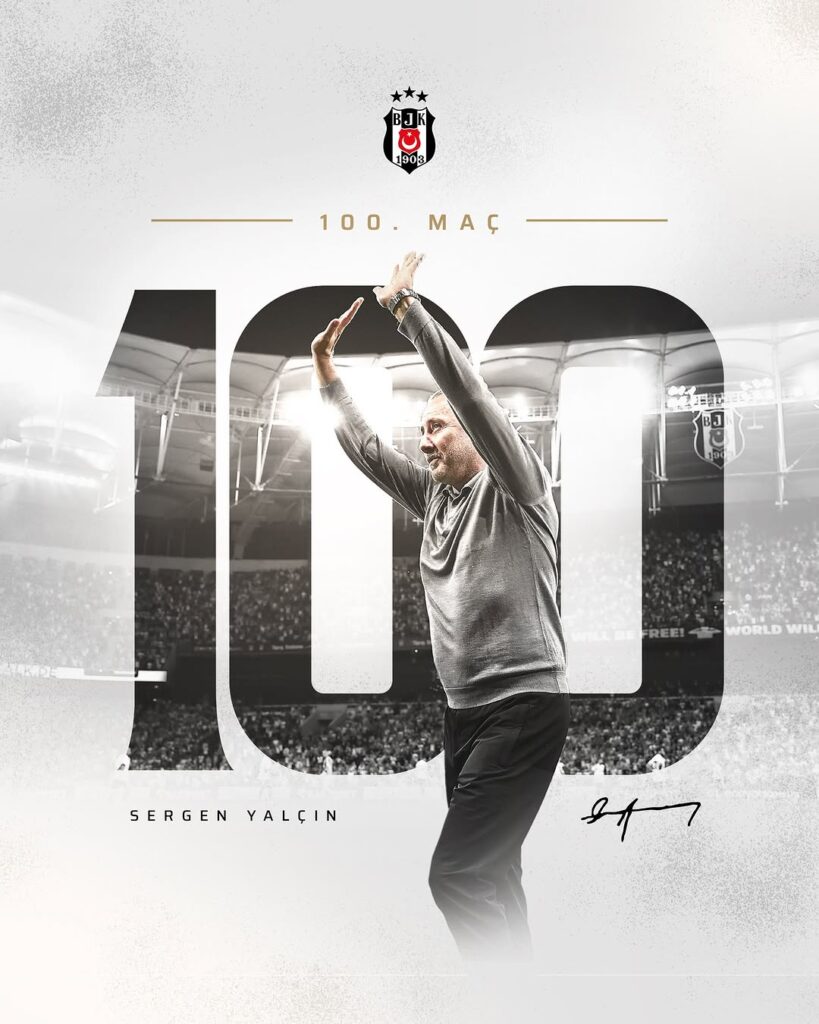 Sergen Yalçın Beşiktaş’la 100. Süper Lig Maçına Çıkıyor