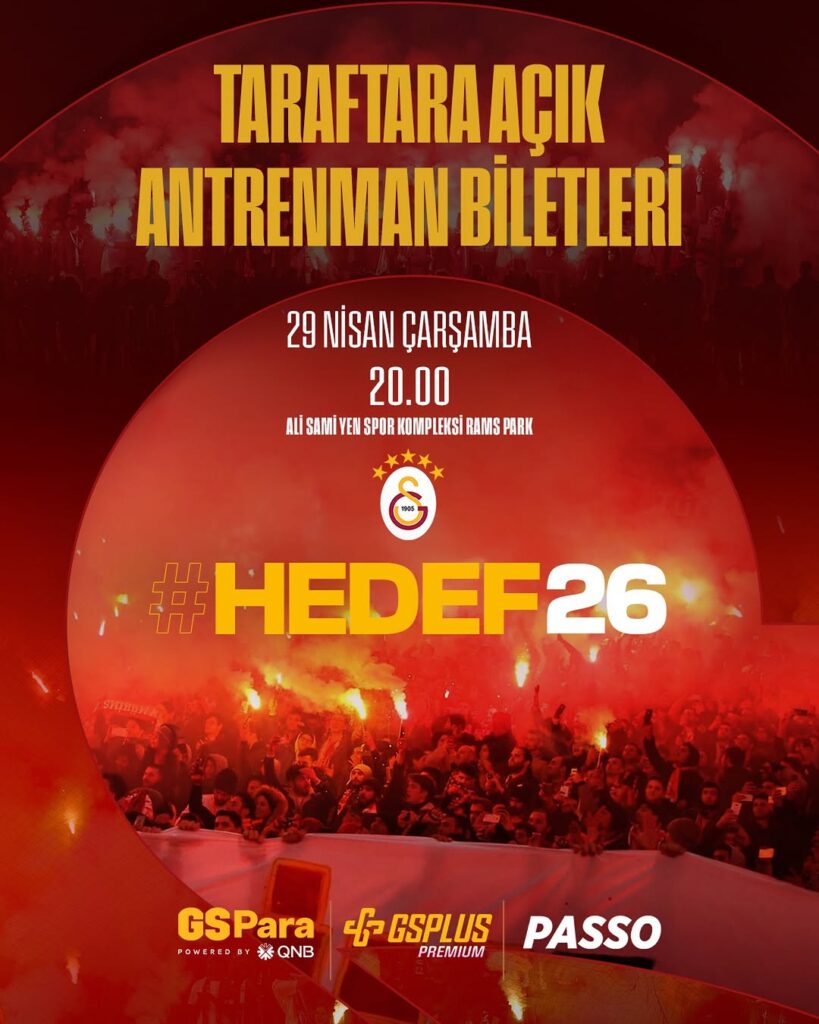 Galatasaray, Taraftarlarıyla RAMS Park’ta Buluşuyor! Hedef26