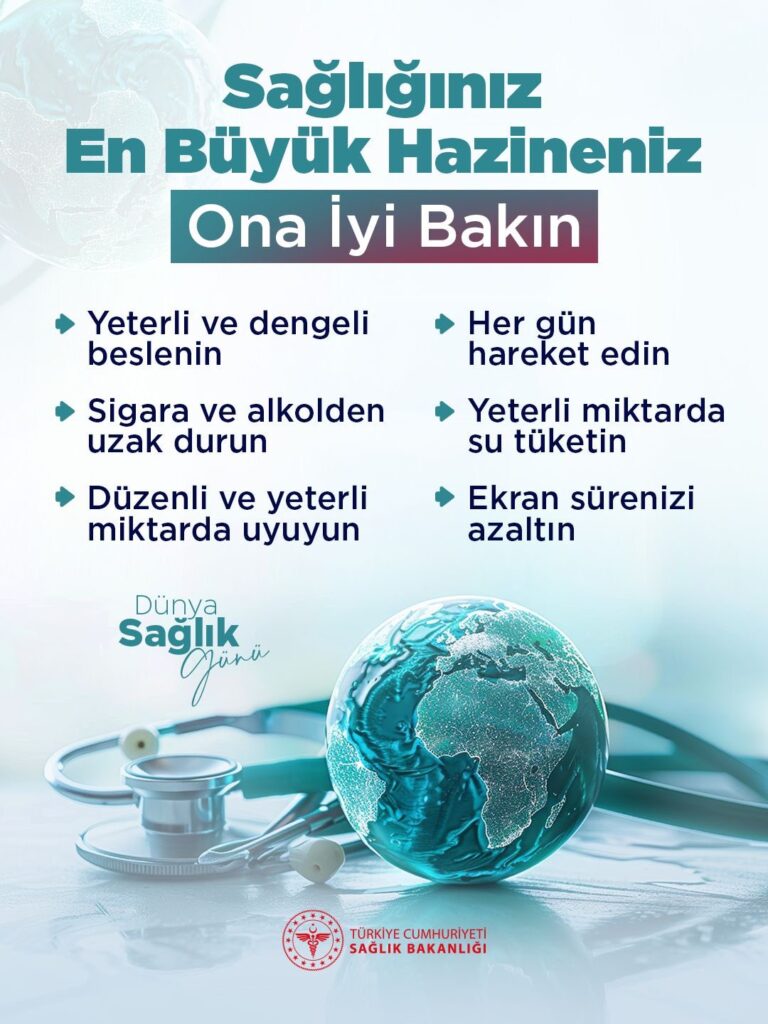 Dünya Sağlık Günü’nde Sağlık Vurgusu