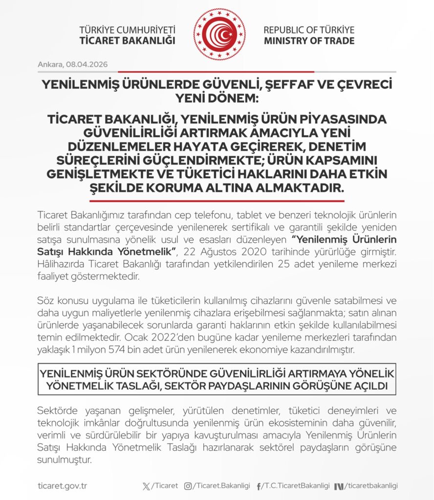Ticaret Bakanlığı’ndan Yenilikçi Düzenlemeler Geliyor