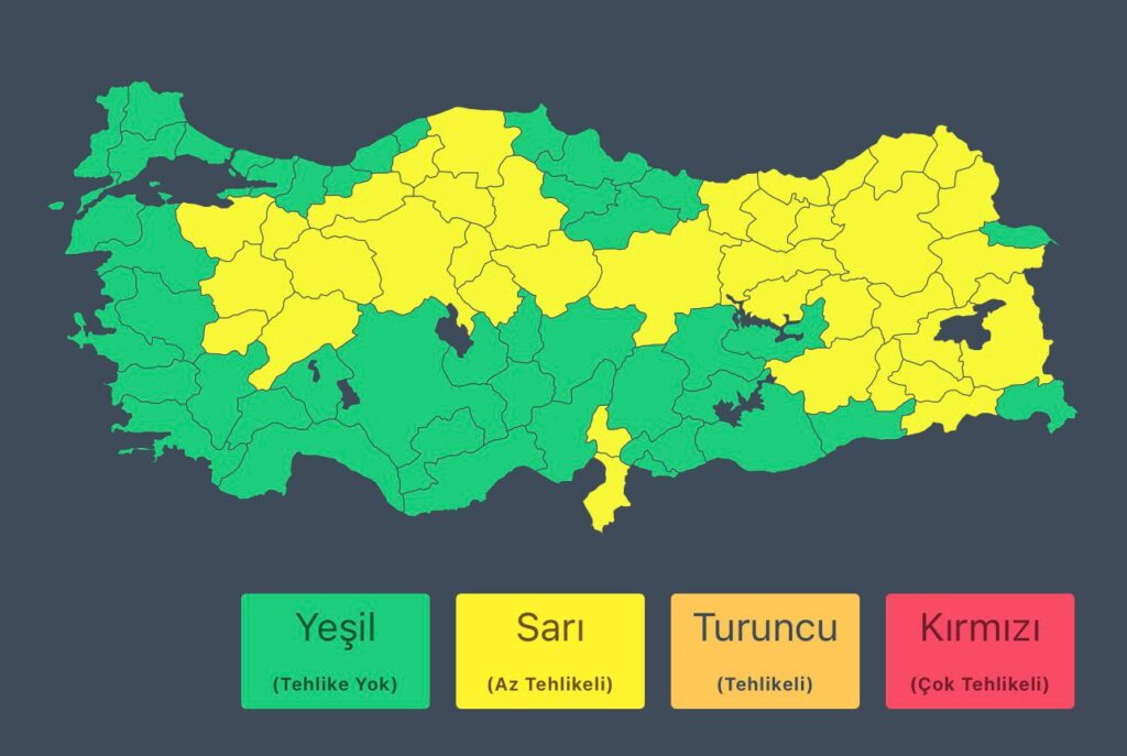 Meteoroloji’den Osmaniye ve Hatay için uyarı