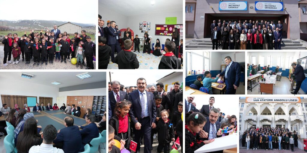 Milli Eğitim Bakanı Tekin Van’da Okulları Ziyaret Etti
