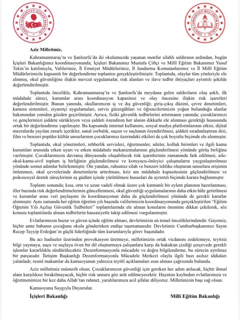 Basın açıklaması neden yapıldı?