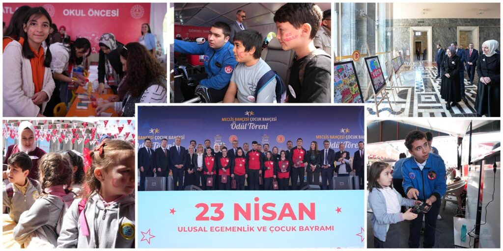 23 Nisan Ulusal Egemenlik ve Çocuk Bayramı Kutlandı