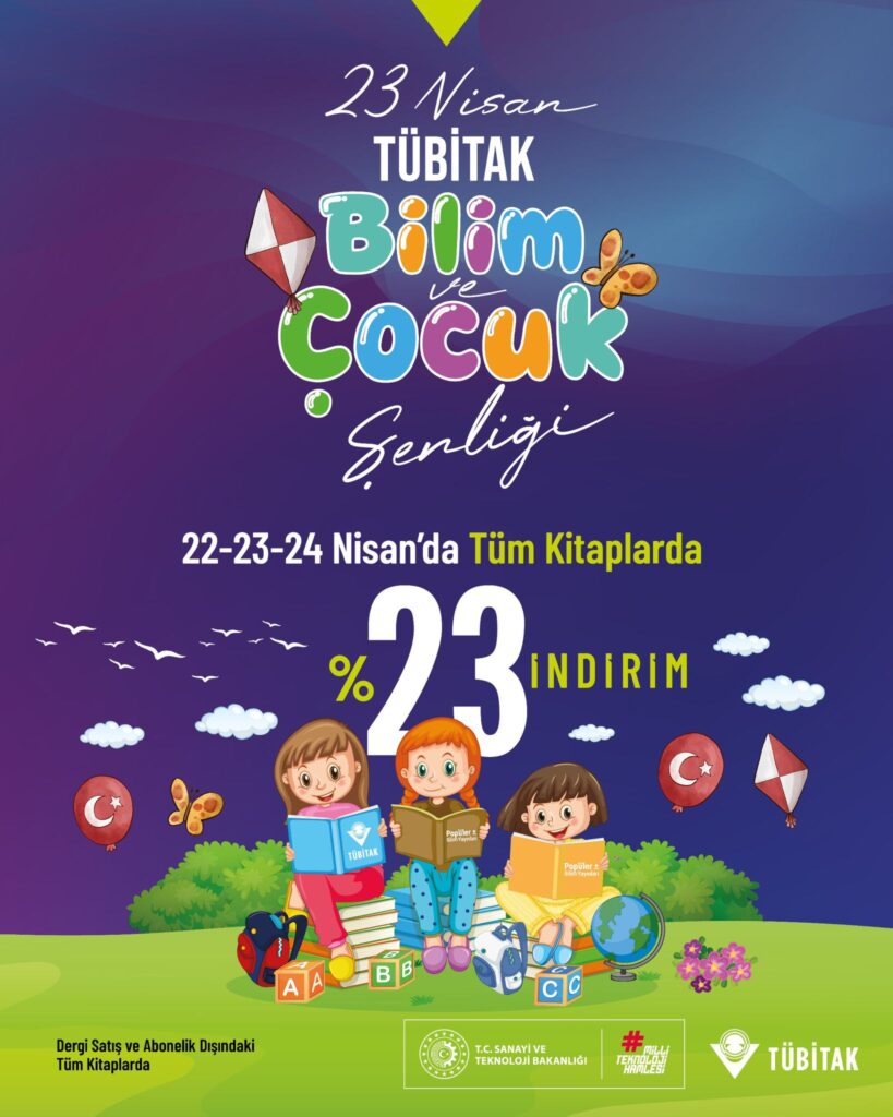TÜBİTAK’tan Çocuk Bayramı’na Özel İndirim