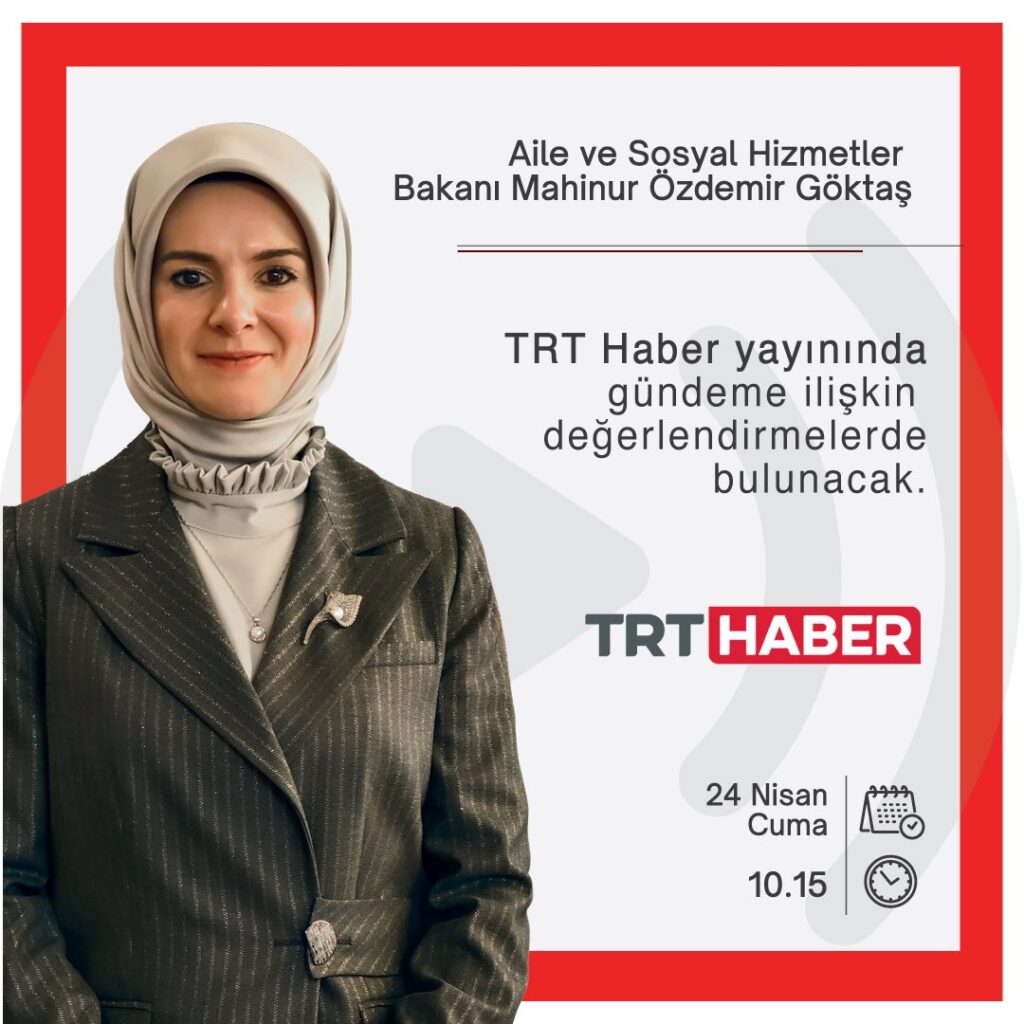 Bakan Özdemir Göktaş TRT Haber’de açıklama yapacak