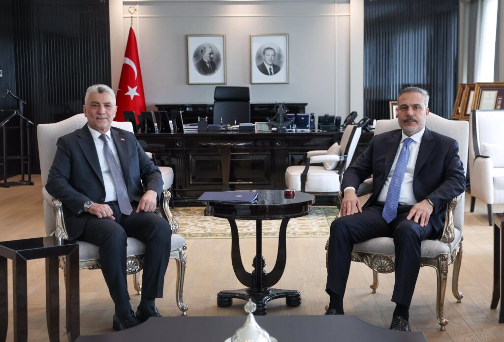 Hakan Fidan ile Ömer Bolat’ın görüşmesi