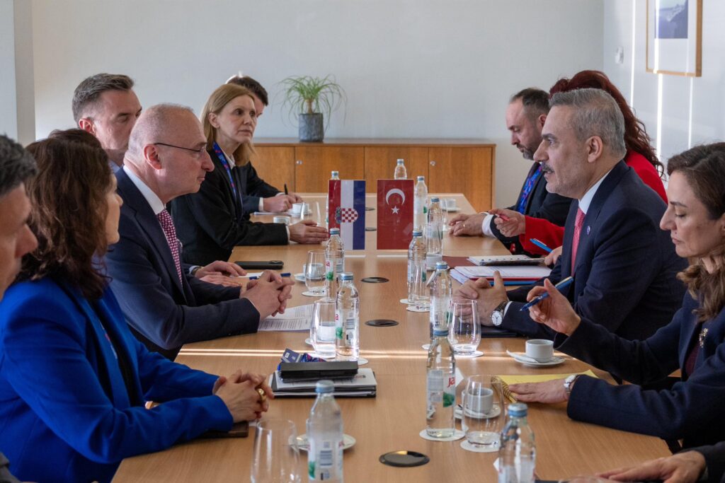 Hakan Fidan, Hırvat Bakan ile Dubrovnik’te buluştu