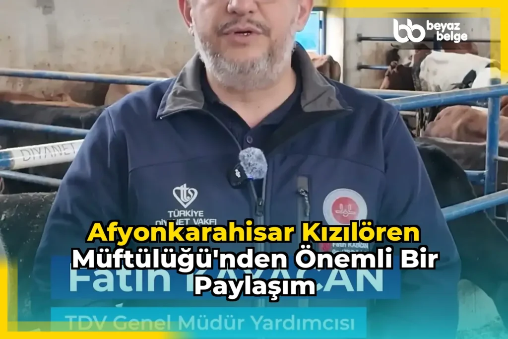Afyonkarahisar Kızılören Müftülüğü’nden Önemli Bir Paylaşım