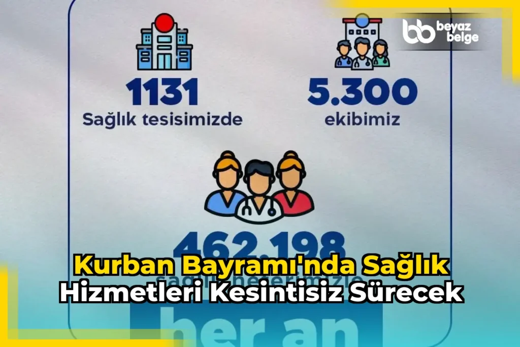 Kurban Bayramı’nda sağlık hizmetleri kesintisiz sürecek