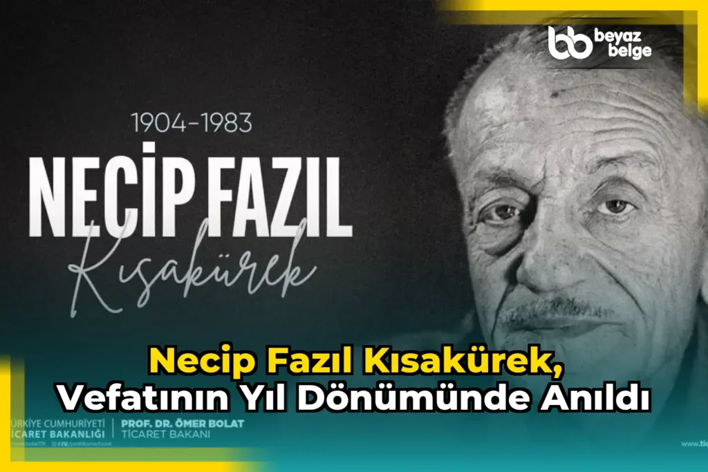 Necip Fazıl Kısakürek, vefatının yıl dönümünde anıldı