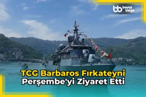 TCG Barbaros Fırkateyni Perşembe’yi Ziyaret Etti