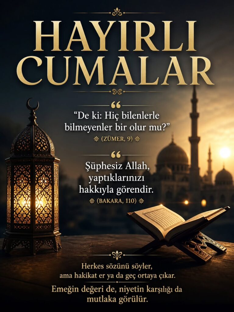 AhmetPaşa Belediye Başkanı Eyüp Yakan’dan HAYIRLI CUMALAR Paylaşımı