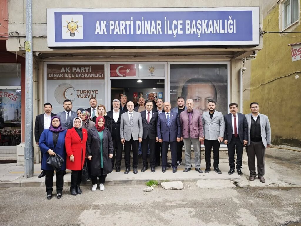 AK Parti Afyonkarahisar İl Başkanlığı’ndan Dinar İlçe Ziyareti