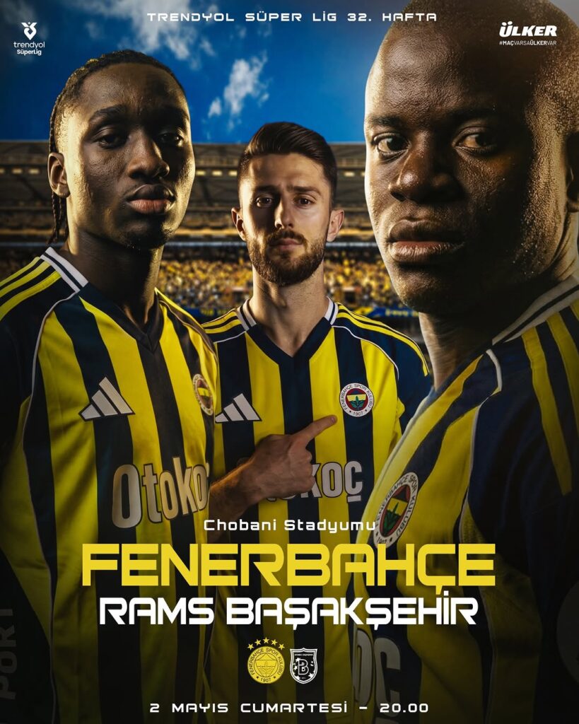 Fenerbahçe, Trendyol Süper Lig’de RAMS Başakşehir ile Karşılaşacak