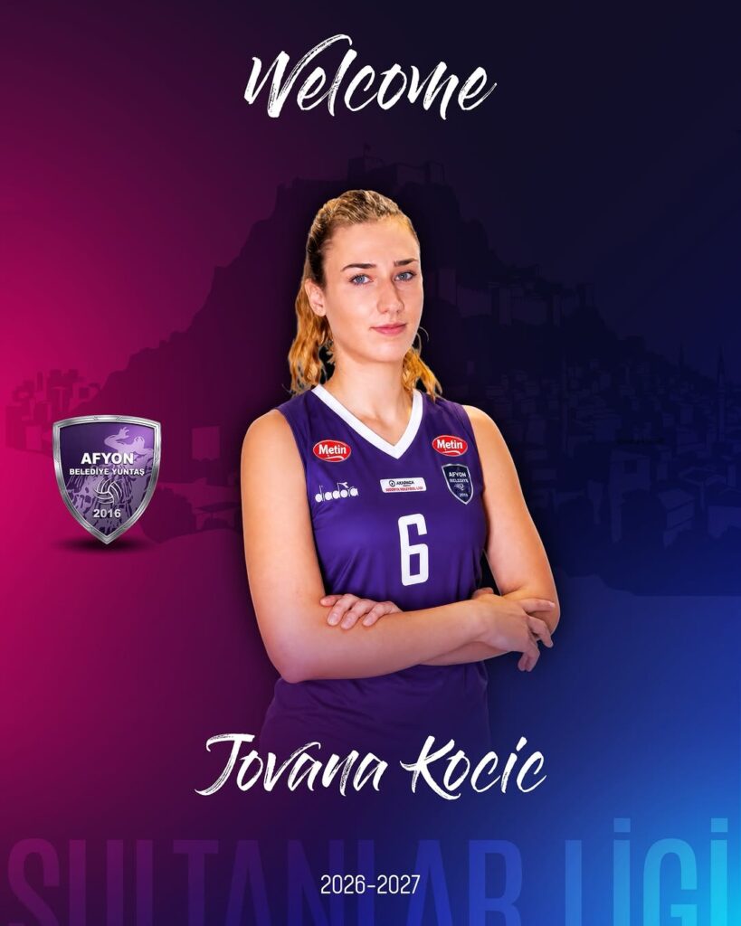 Afyon Belediye Yüntaş Spor Kulübü, Orta Oyuncu Jovana Kocić’i Kadrosuna Kattı