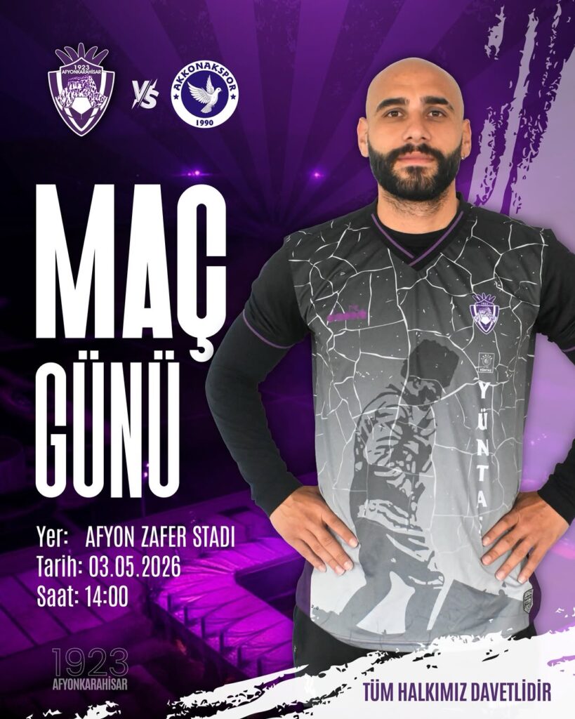 1923 Afyonkarahisar SK – Akkonakspor Maçı Bugün!