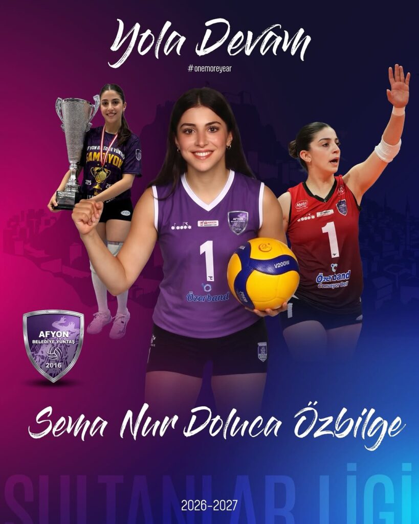 Afyon Belediye Yüntaş Spor Kulübü, Liberomuz Sema Nur Doluca Özbilge ile Yola Devam Ediyor