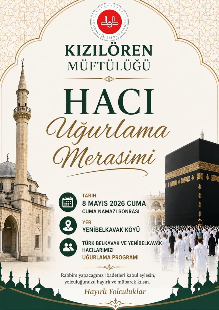 Kızılören Müftülüğü’nden Önemli Duyuru