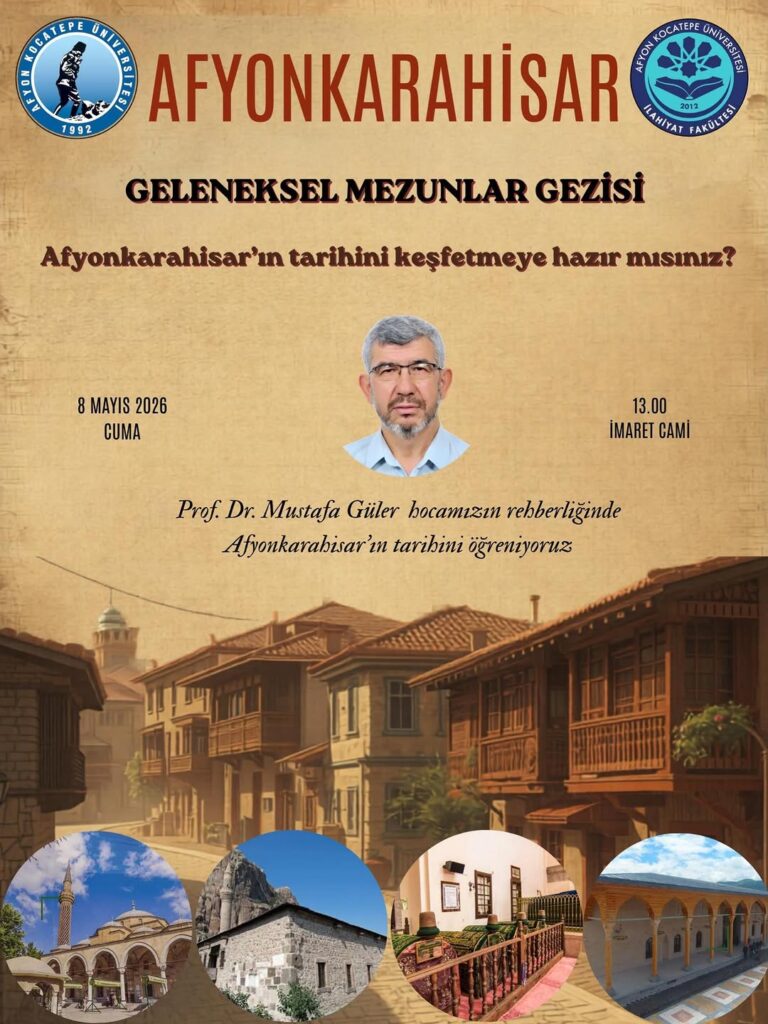 Afyon Kocatepe Üniversitesi Mezuniyet Töreni Afyonkarahisar’ın Tarihine Yolculuk