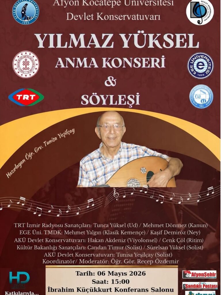 Afyon Kocatepe Üniversitesi’nde Yılmaz Yüksel Anma Konseri Düzenlendi