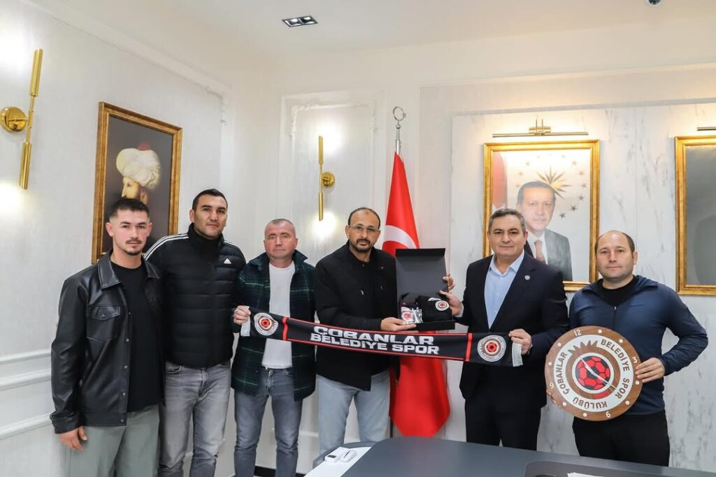 Çobanlar Belediye Spor, Belediye Başkanı Ali Altuntaş’ı Ziyaret Etti