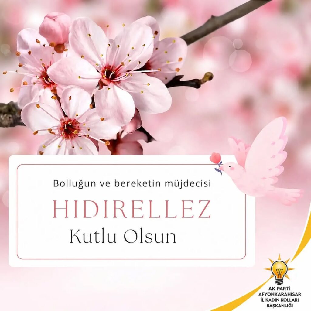 Hıdırellez: Umudun Yeşerdiği Anlamlı Günde AK Parti Afyonkarahisar İl Kadın Kolları’ndan Kutlama