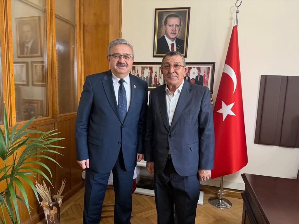 AK Parti Afyonkarahisar Milletvekili İbrahim Yurdunuseven Mehmet Üçağıl’ı TBMM’de Ağırladı