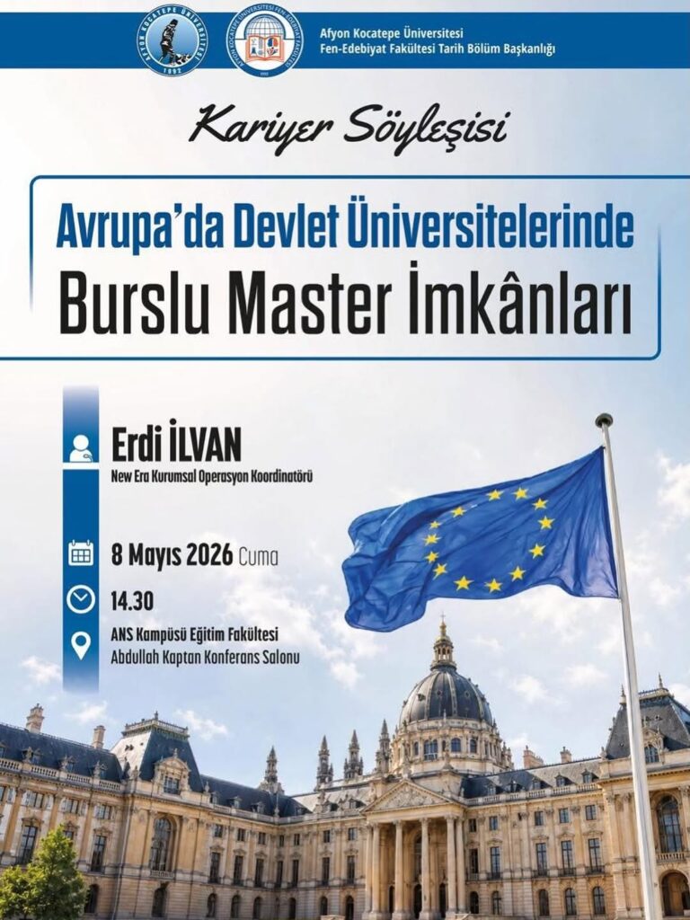 Afyon Kocatepe Üniversitesi’nde Burslu Master İmkânları Konferansı