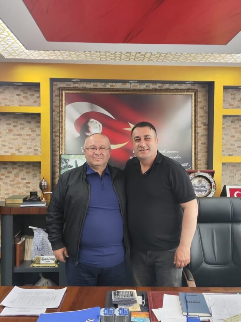 AK Parti İl Yönetim Kurulu Üyesi Mehmet Ali Tekik, Kayıhan Belediye Başkanı Mustafa Demiray’ı Ziyaret Etti