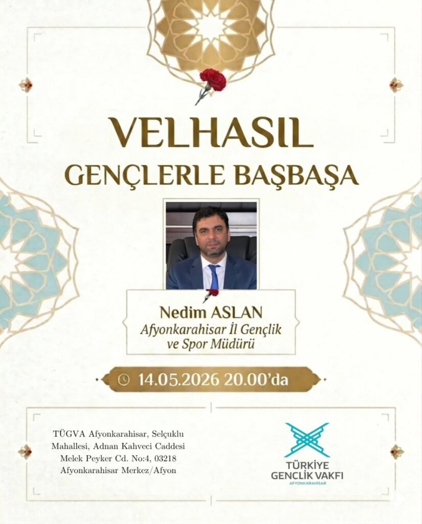 İl Gençlik ve Spor Müdürü Nedim Aslan ile Gençlik ve Gelecek Üzerine Söyleşi