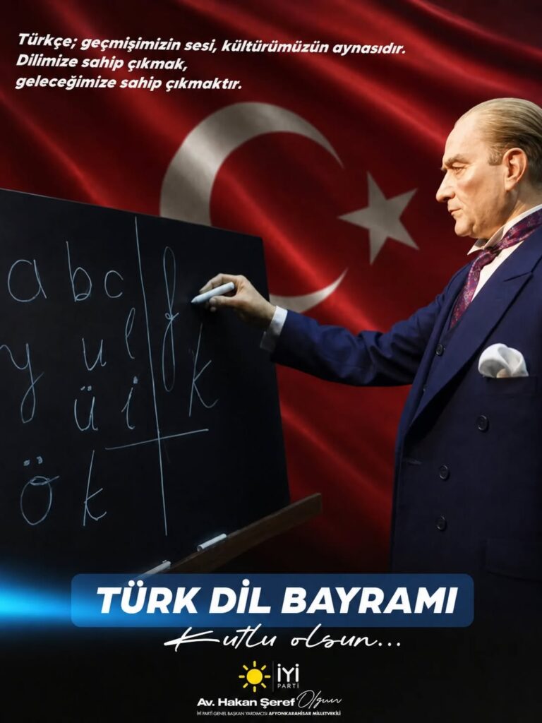 Türk Dil Bayramı Kutlaması – İyi Parti Milletvekilinden Özel Mesaj