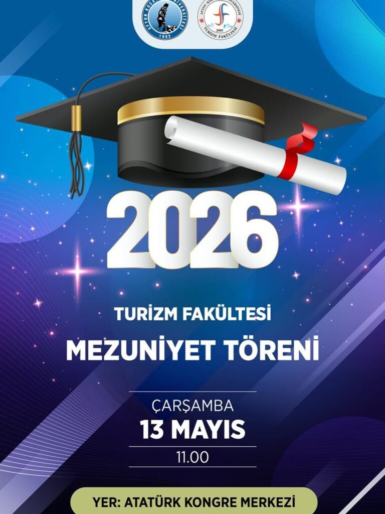 Afyon Kocatepe Üniversitesi’nde Bugün: Turizm Fakültesi Mezuniyet Töreni