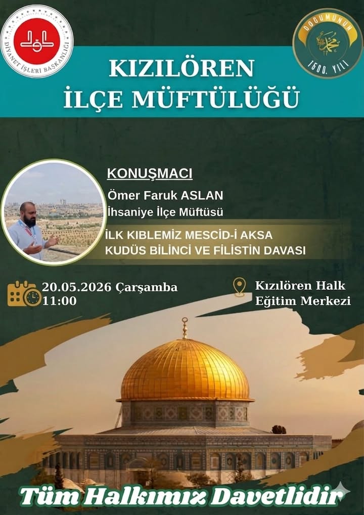 Kızılören Müftülüğü’nden Paylaşım