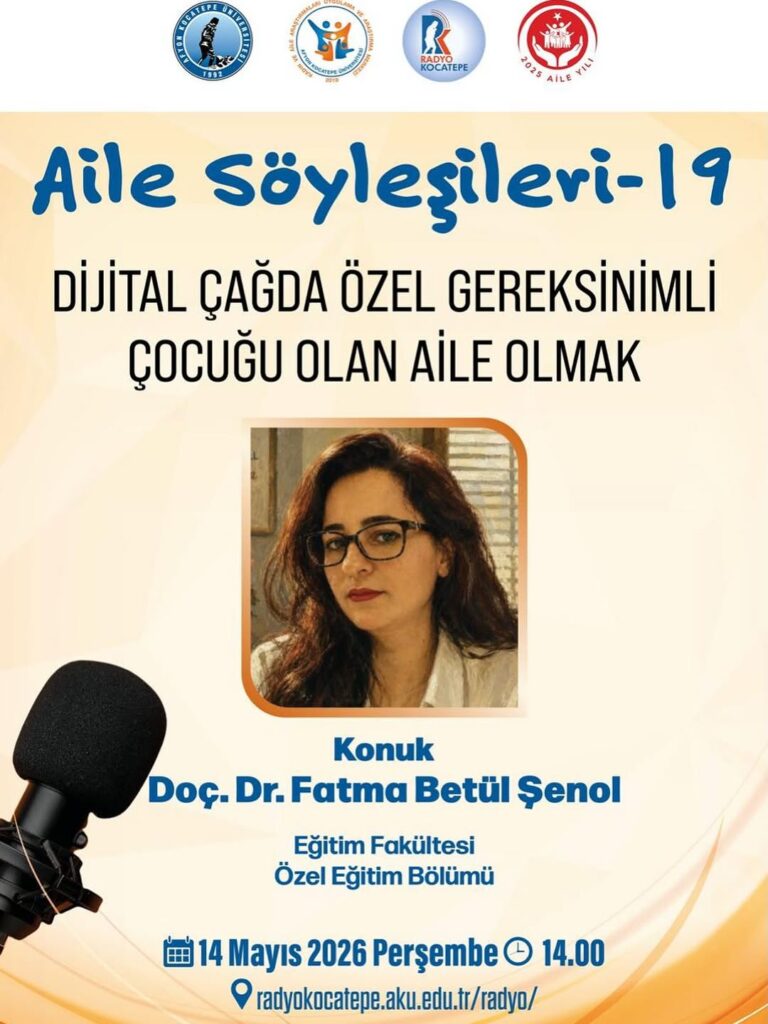 Afyon Kocatepe Üniversitesi’nden Aile Söyleşileri Etkinliği Duyurusu