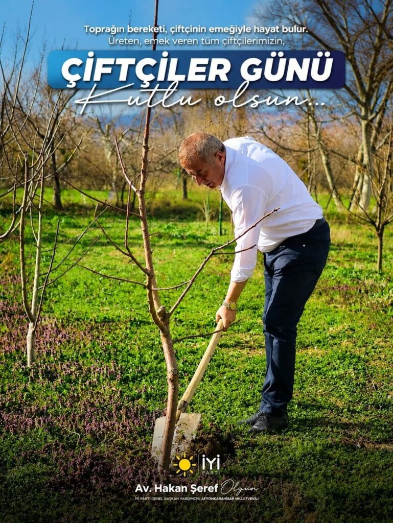 İyi Parti Milletvekili Hakan Şeref Olgun’dan Çiftçilere Destek Mesajı