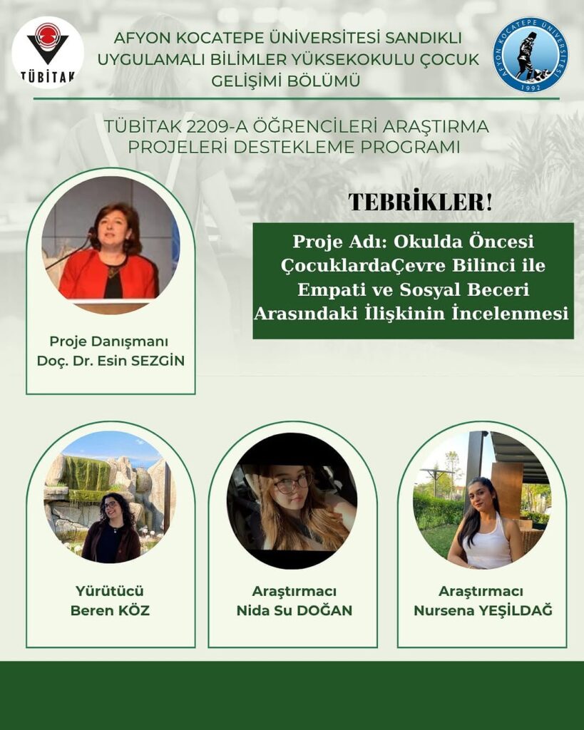 Afyon Kocatepe Üniversitesi’nden TÜBİTAK Destekli Başarı Haberi