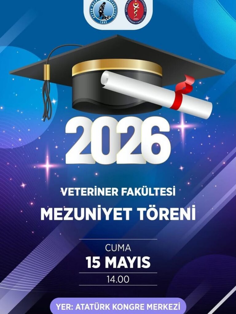 Afyon Kocatepe Üniversitesi’nde Bugün: Veteriner Fakültesi Mezuniyet Töreni!