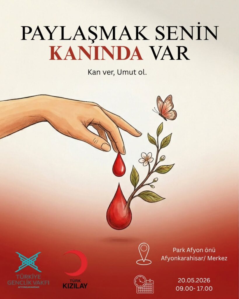 Afyonkarahisar’da Kan Bağışı Kampanyası Düzenlenecek
