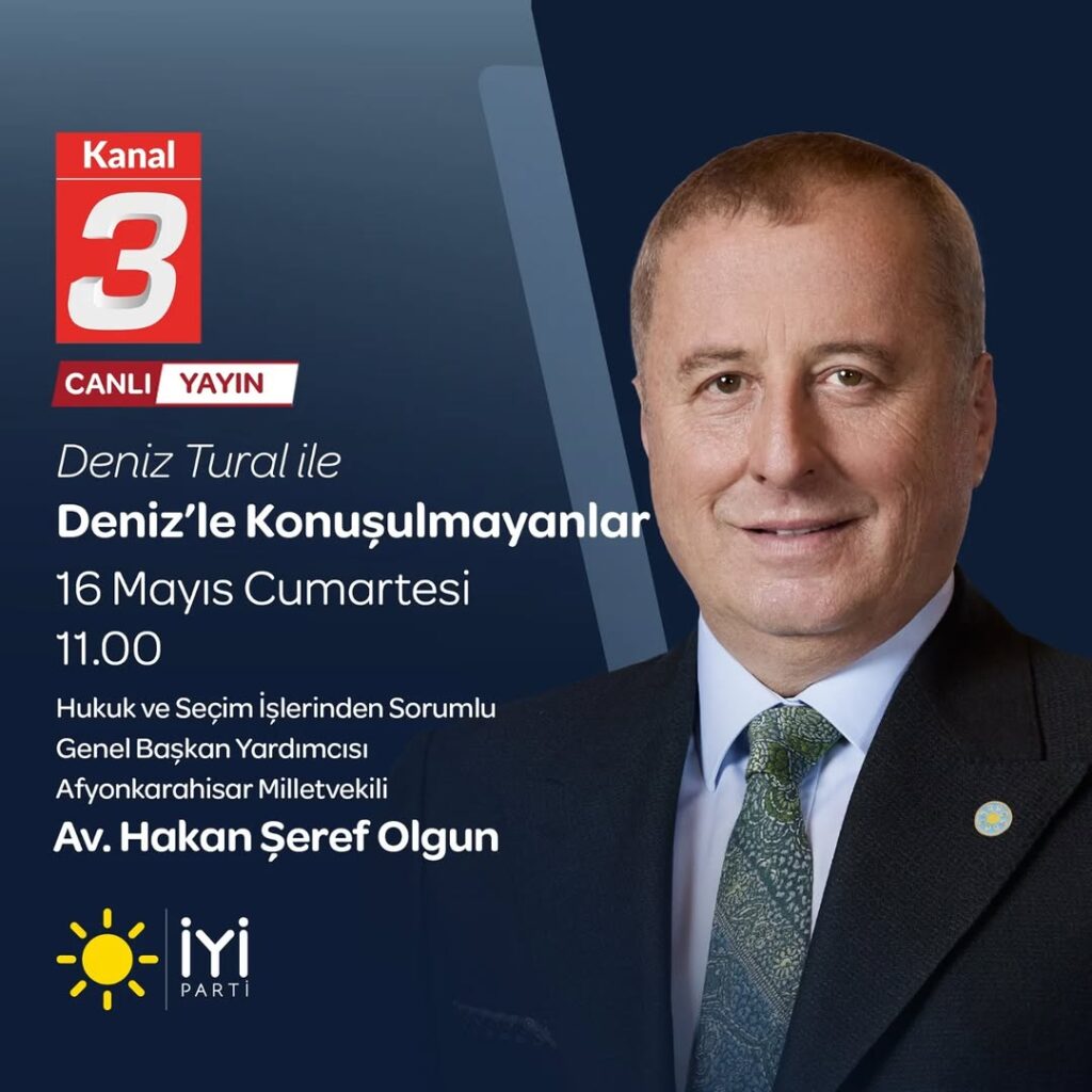 Hakan Şeref Olgun Kanal3’te Deniz TURAL ile Konuk Olacak