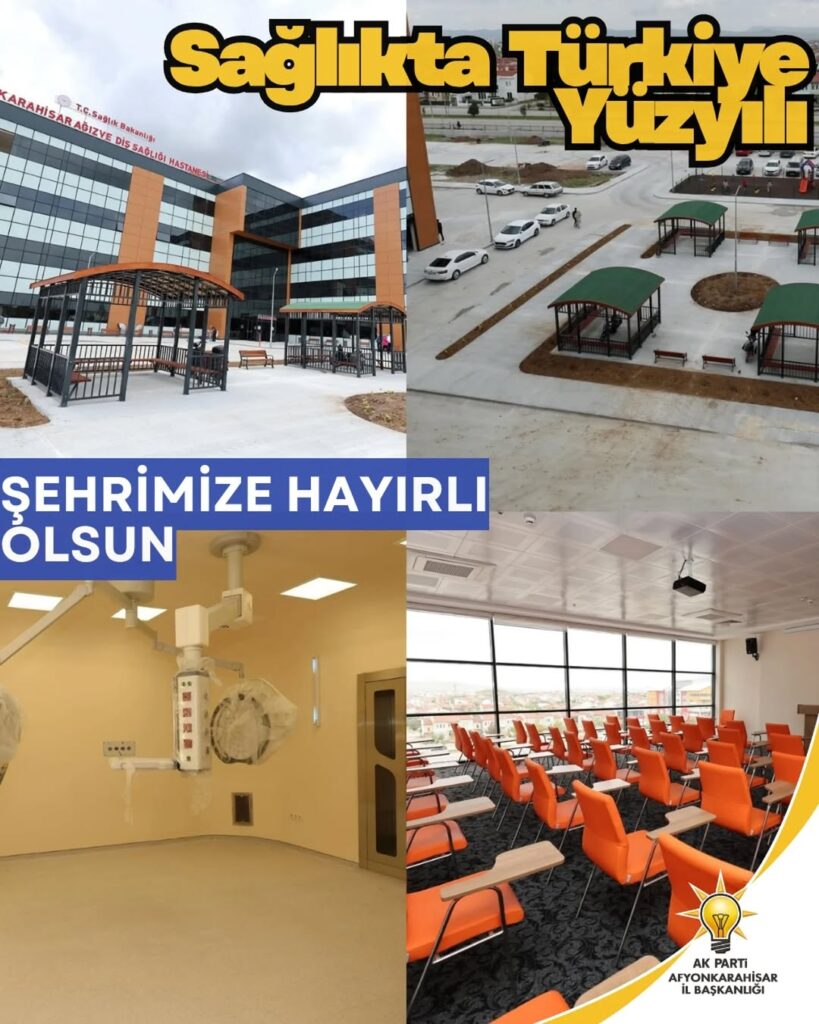 Afyonkarahisar’a Sağlık Alanında Büyük Katkı Sağlayacak Yeni Ağız ve Diş Sağlığı Hastanesi Hizmete Açıldı
