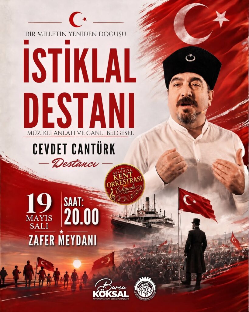 T.C. Afyonkarahisar Belediyesi’nden 19 Mayıs Coşkusu: Zafer Meydanı’nda Kutlama!