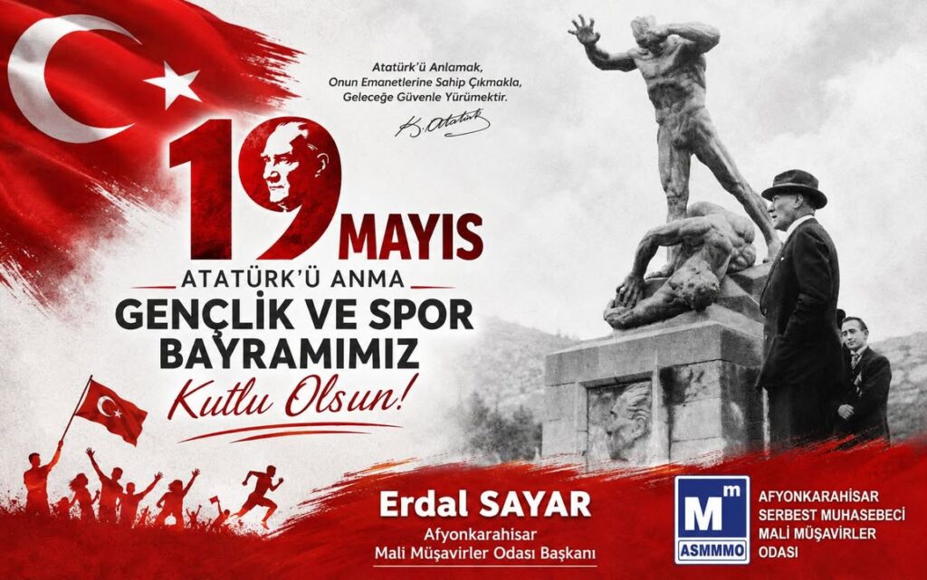 19 Mayıs Atatürk’ü Anma, Gençlik ve Spor Bayramımız Kutlu Olsun