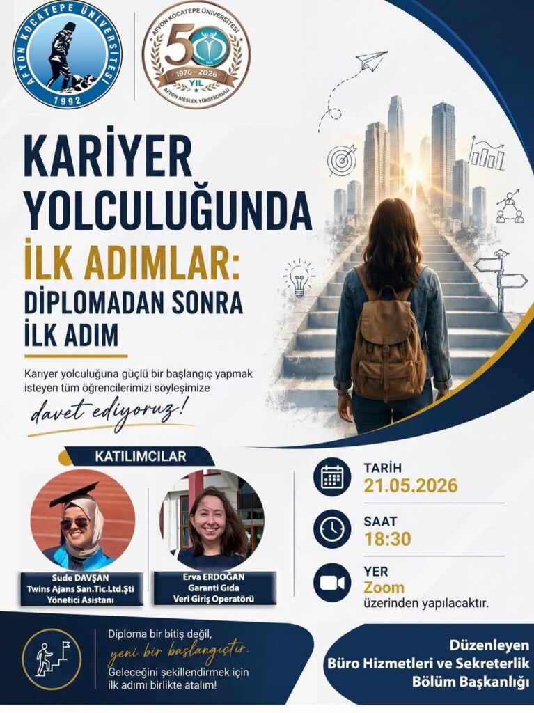 Afyon Kocatepe Üniversitesi’nden Kariyer Yolculuğu Semineri